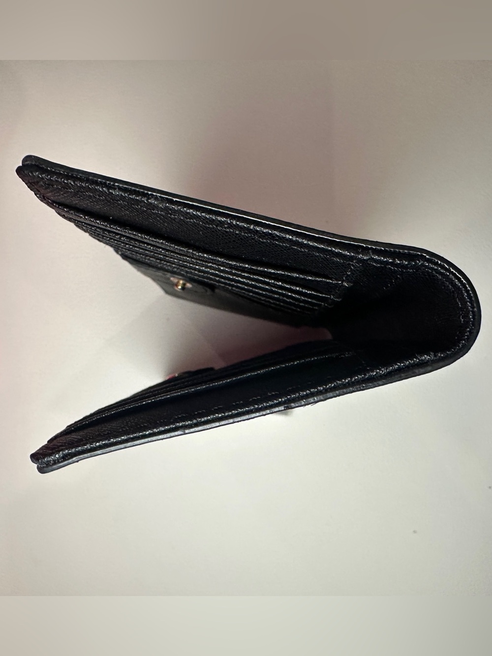 Kate Spade Blue Black Ikat Print Stacy Wallet Bifold Zip Coin Purse - NWT - Picture 5 of 6